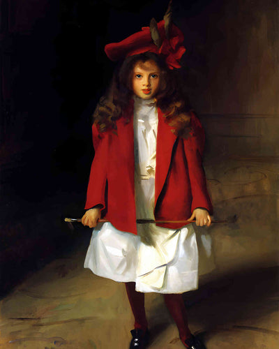 The Honourable Victoria Stanley 1899 Painting by John Singer Sargent 8x10" Art Print