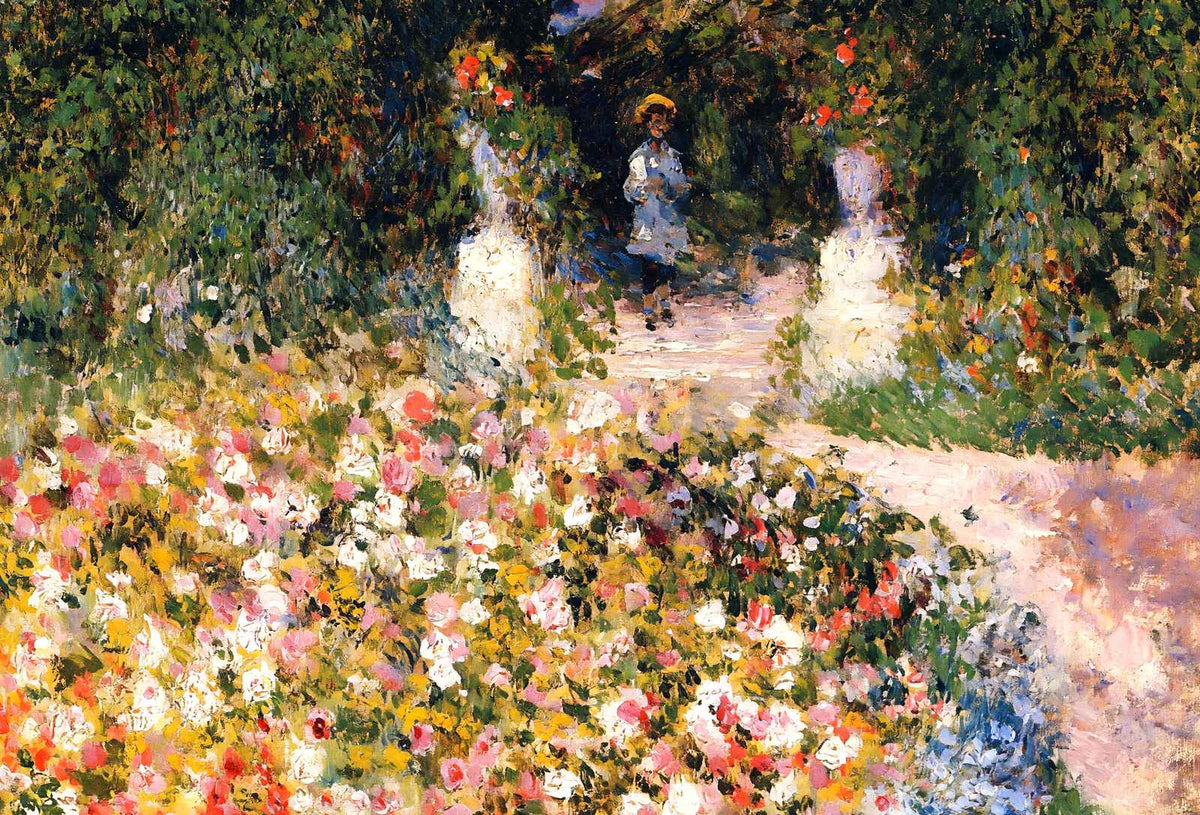 The Garden 1875 Painting by Pierre-Auguste Renoir Art Print (6 Sizes)