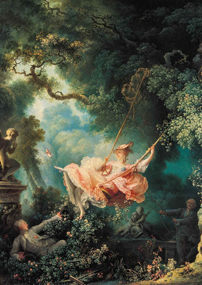 The Swing 1767 Painting by Jean-Honore Fragonard Art Print (6 Sizes) - Restored