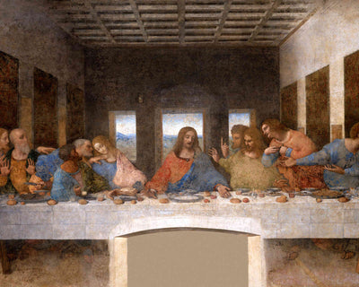 The Last Supper Painting by Leonardo da Vinci 8x10" Art Print - Restored