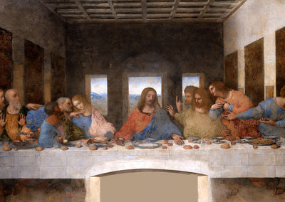 The Last Supper 1495 Painting by Leonardo da Vinci Art Print (6 Sizes)