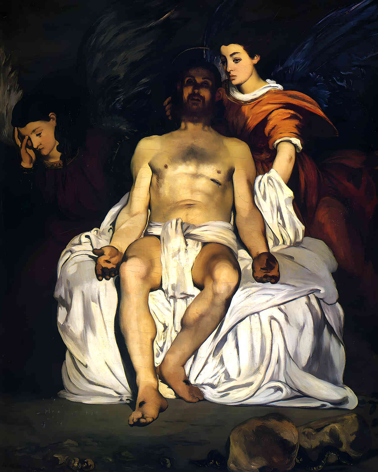 The Dead Christ with Angels 1864 Painting by Edouard Manet 8x10" Art Print