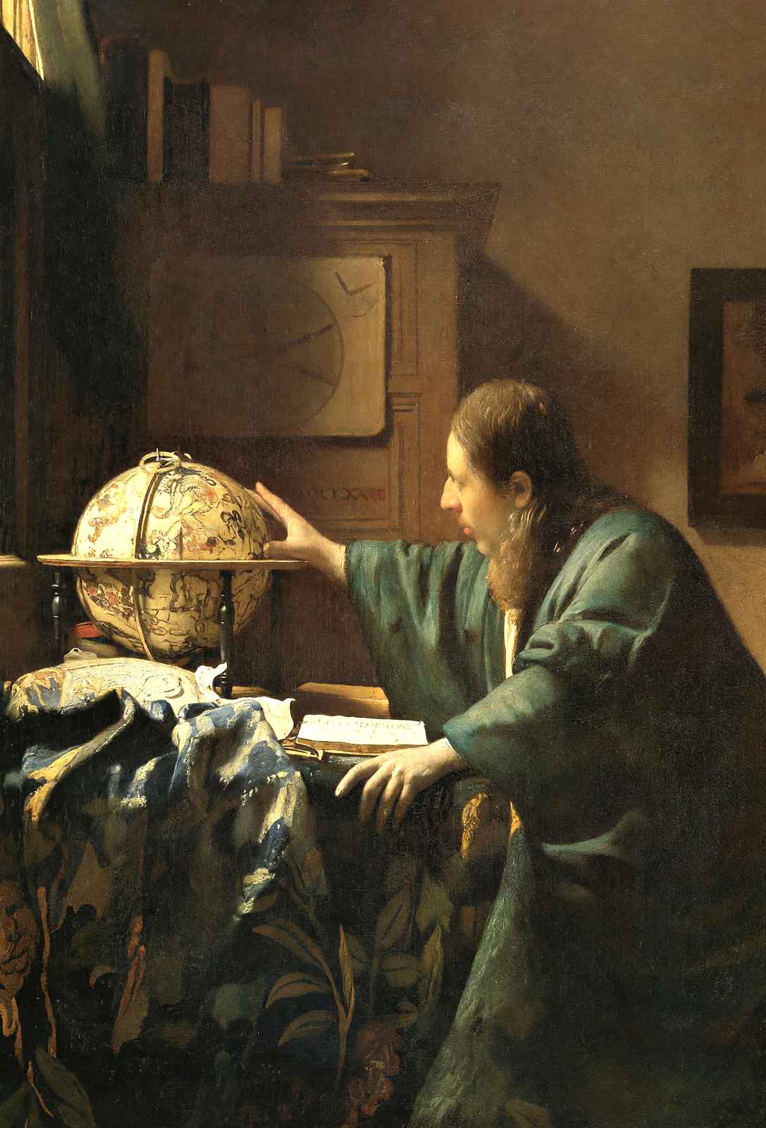 The Astronomer Fine Art Print 1668 Painting by Johannes Vermeer (6 Sizes)