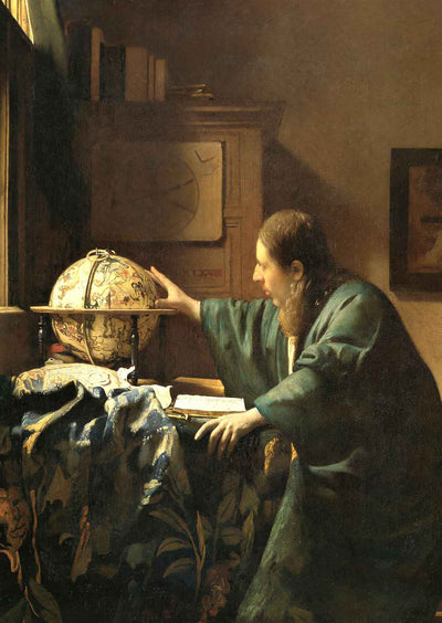 The Astronomer Fine Art Print 1668 Painting by Johannes Vermeer (6 Sizes)