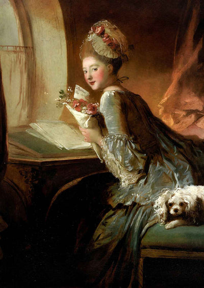 The Love Letter Art Print 1779 Painting by Jean-Honore Fragonard (6 Sizes)