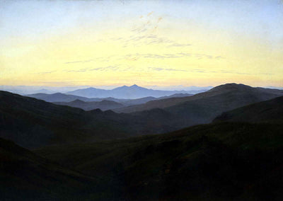 The Riesengebirge Art Print 1835 Painting by Caspar David Friedrich (6 Sizes)