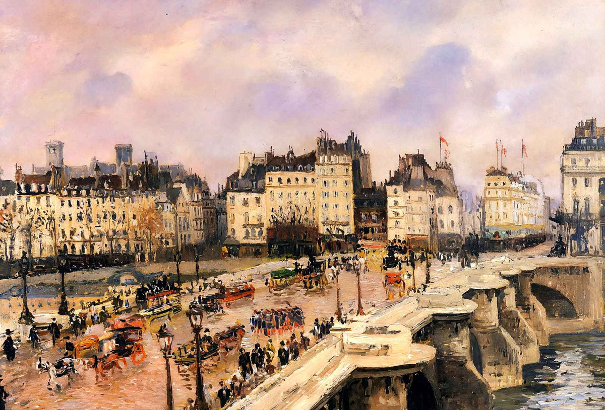 The Pont Neuf 1902 Painting by Camille Pissarro Fine Art Print (6 Sizes)