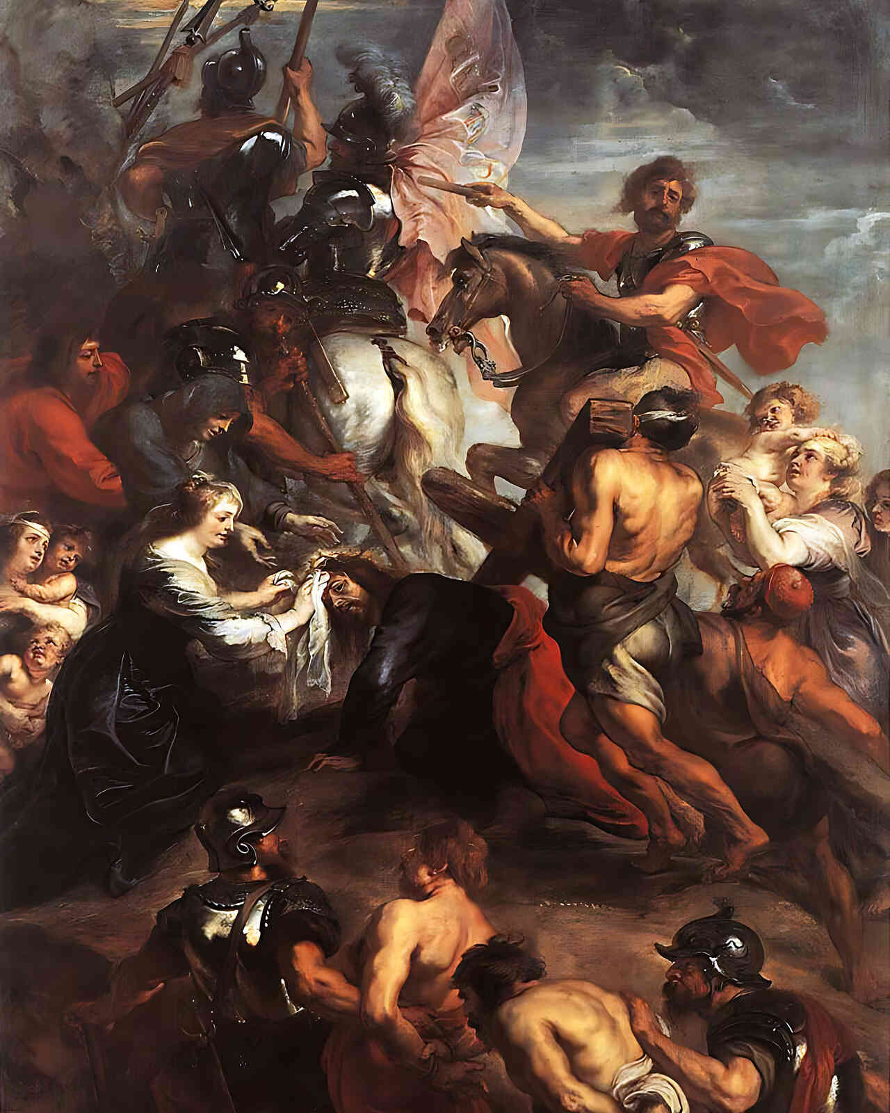 The Road to Calvary Painting by Peter Paul Rubens 8x10" Art Print - Restored