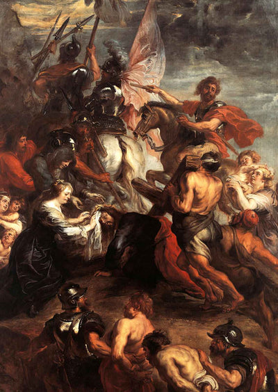 The Road to Calvary Art Print 1637 Painting by Peter Paul Rubens (6 Sizes)