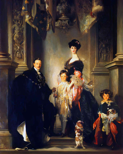 The Marlborough Family 1905 Painting by John Singer Sargent 8x10" Art Print