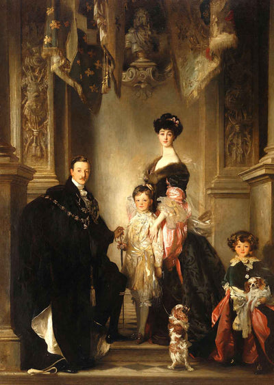 The Marlborough Family 1905 Painting by John Singer Sargent Art Print (6 Sizes)