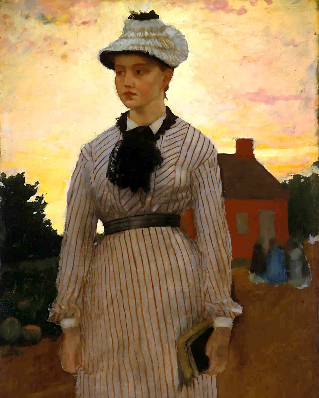 The Red School House Painting by Winslow Homer 8x10" Art Print Premium Print