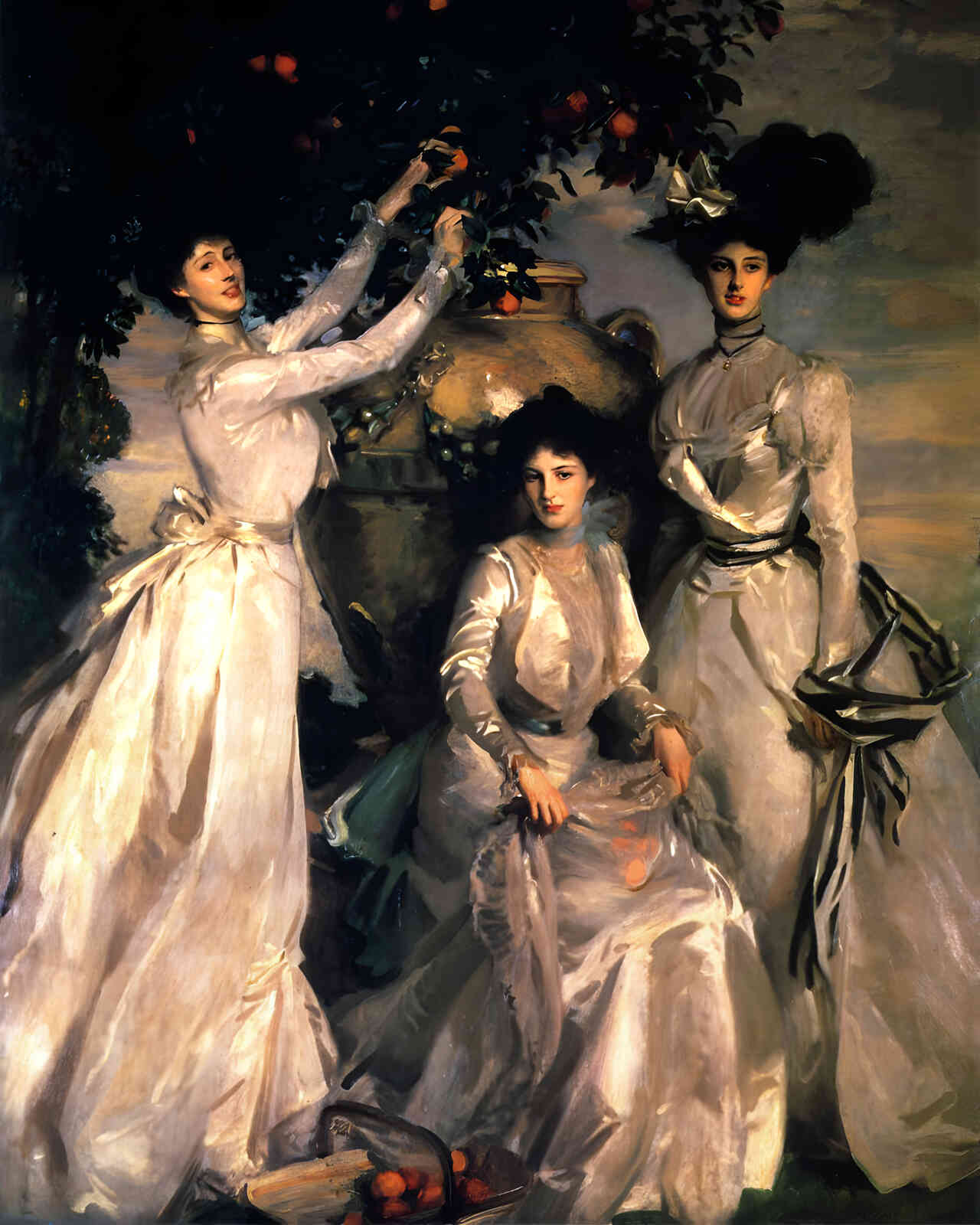 The Acheson Sisters 1902 Painting by John Singer Sargent 8x10" Art Print