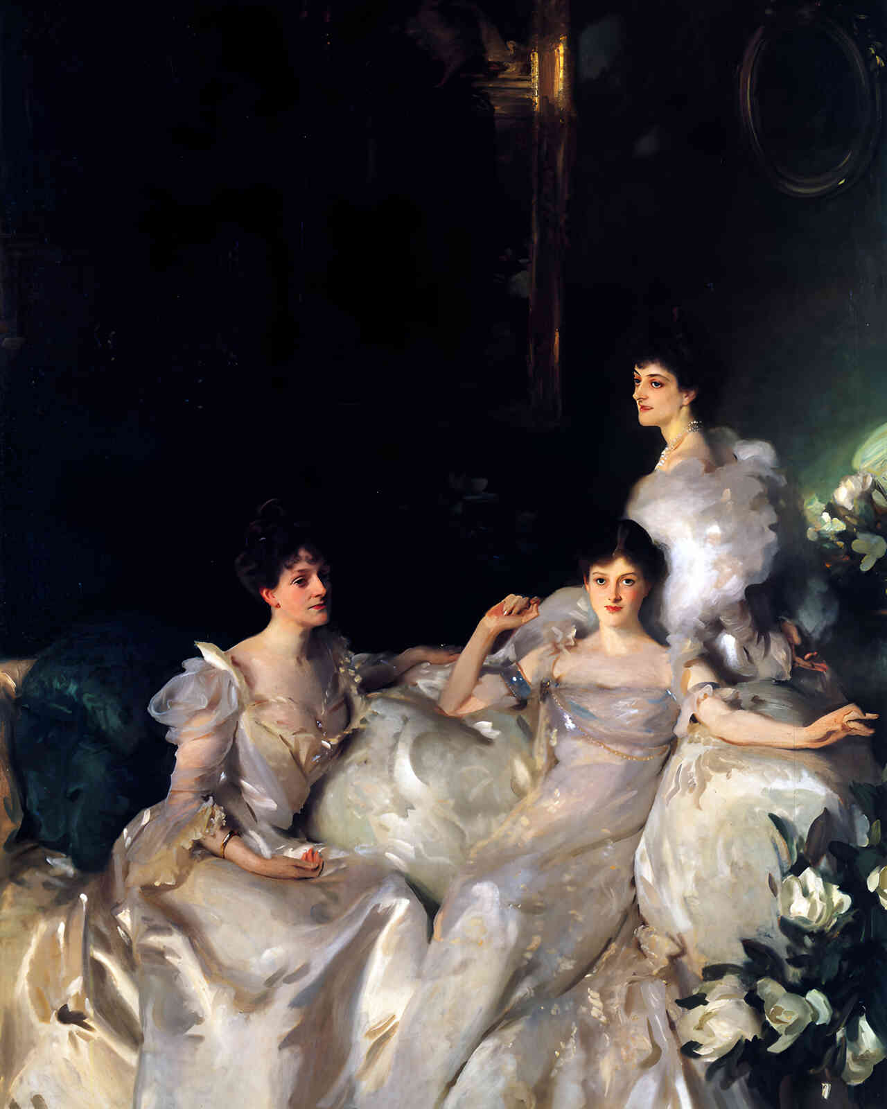The Wyndham Sisters 1899 Painting by John Singer Sargent 8x10" Art Print