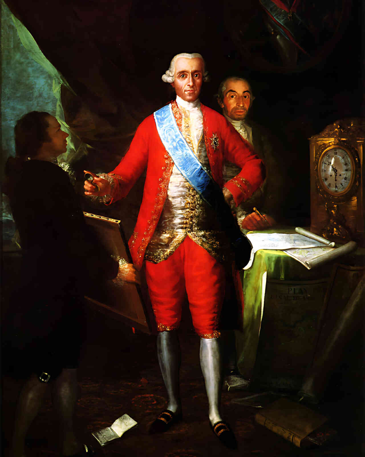 The Count of Floridablanca Painting by Francisco Goya 8x10" Art Print - Restored