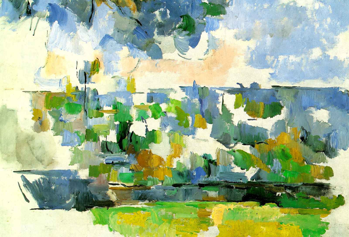 The Garden at Les Lauves Fine Art Print 1906 Painting by Paul Cezanne (6 Sizes)