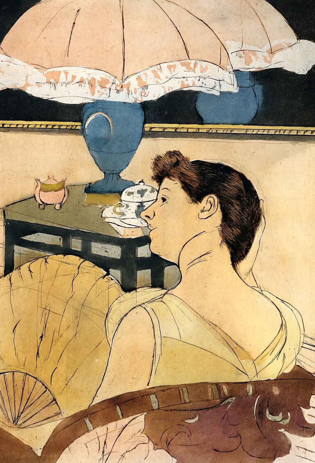 The Lamp 1891 Painting by Mary Cassatt Art Print (6 Sizes) - Acid Free