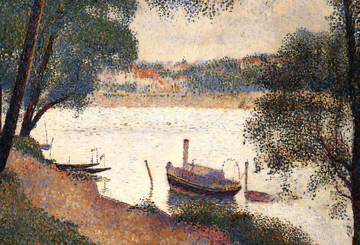 The Seine at La Grande Jatte in the Spring 1888 by Seurat Art Print (6 Sizes)