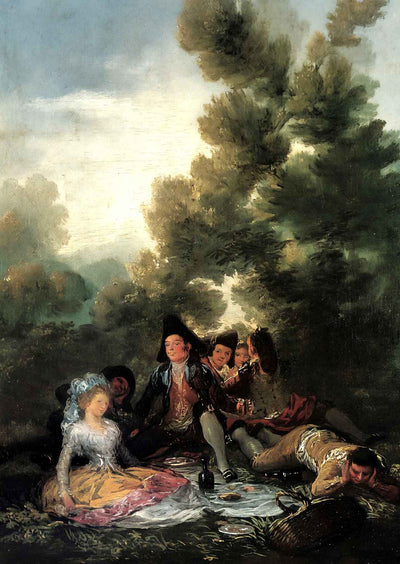 The Picnic 1788 Painting by Francisco Goya Art Print (6 Sizes) - Acid Free