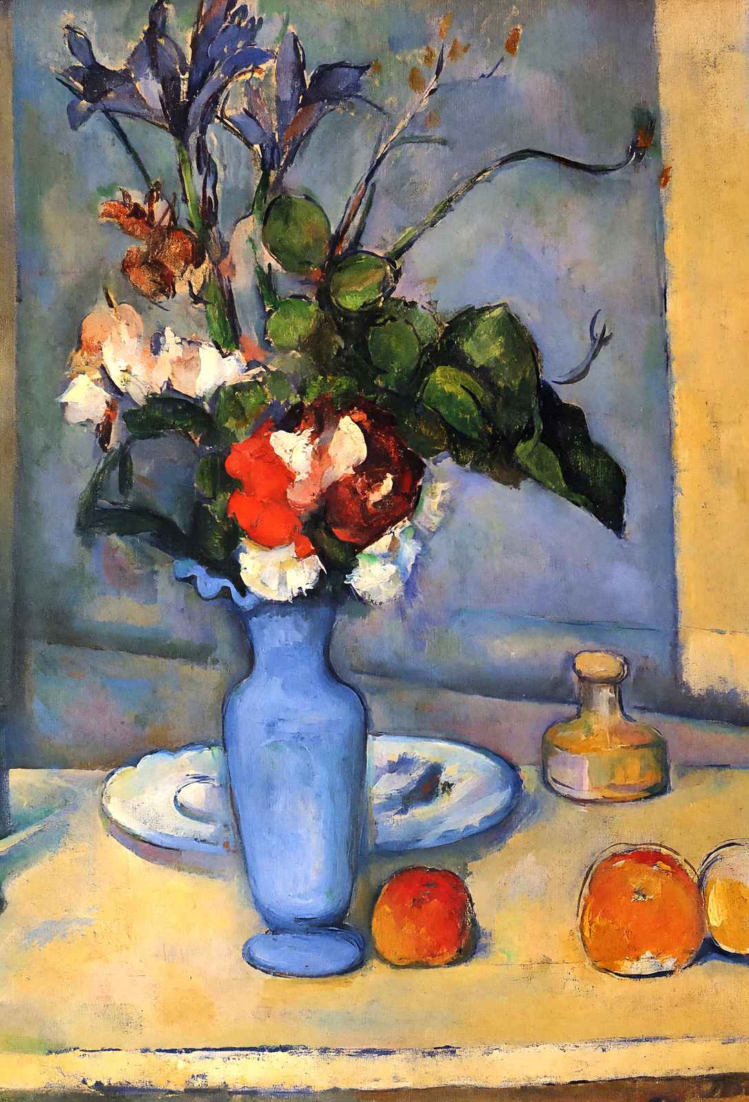 The Blue Vase Art Print 1887 Painting by Paul Cezanne (6 Sizes) - Premium Print