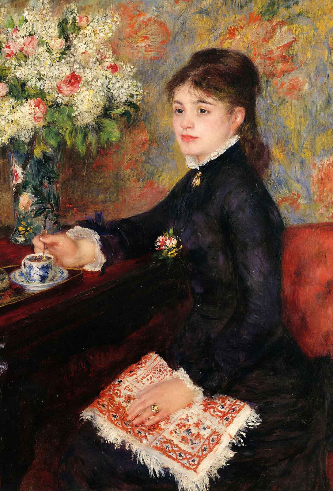 The Cup of Chocolate 1878 Painting by Pierre-Auguste Renoir Art Print (6 Sizes)