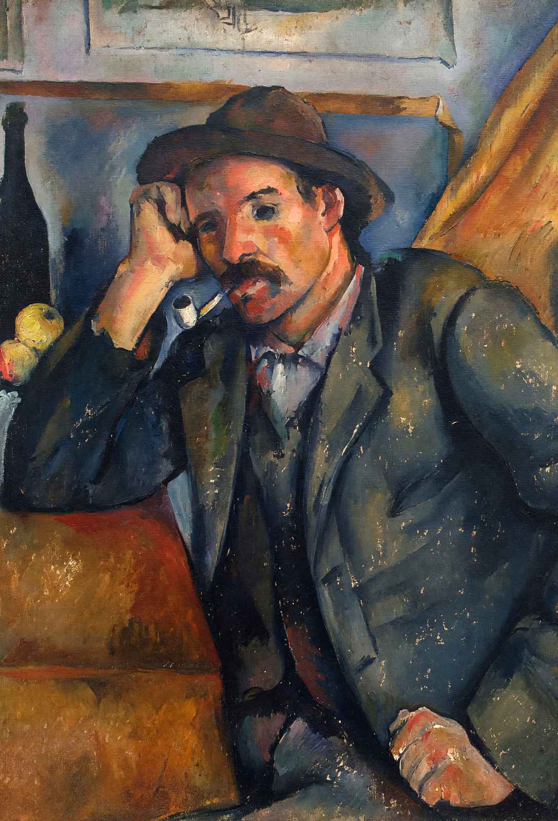 The Smoker 1890 Painting by Paul Cezanne Fine Art Print (6 Sizes) - High Quality