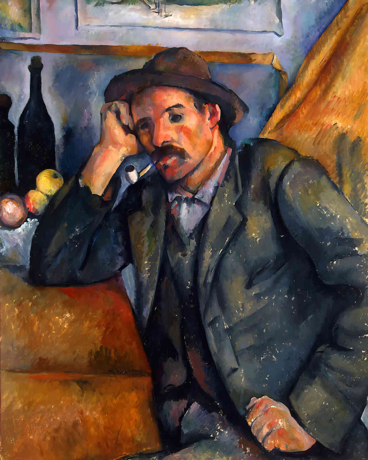 The Smoker Painting by Paul Cezanne 8x10" Art Print (High Quality)