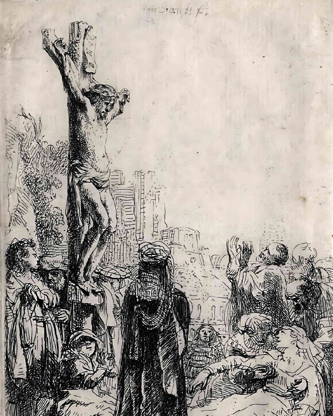 The Tribute Money Painting by Rembrandt 8x10" Art Print (High Quality)