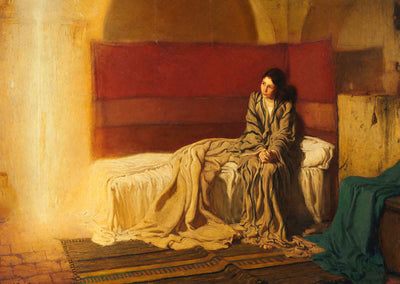 The Annunciation Art Print 1898 Painting by Henry Ossawa Tanner (6 Sizes)
