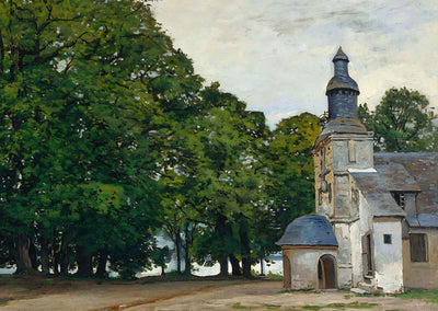 The Chapel Notre-Dame de Grace at Honfleur Art Print 1864 by Monet (6 Sizes)