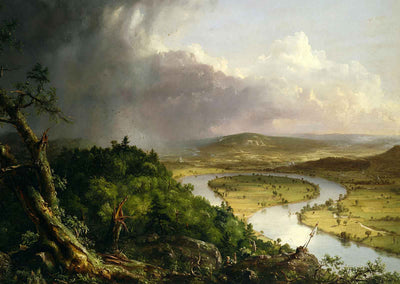 The Connecticut River Premium Art Print Painting by Thomas Cole (6 Sizes)