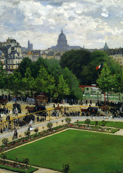 The Garden of the Princess 1867 by Claude Monet Fine Art Print (6 Sizes)