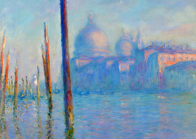 The Grand Canal, Venice Art Print 1908 Painting by Claude Monet (6 Sizes)