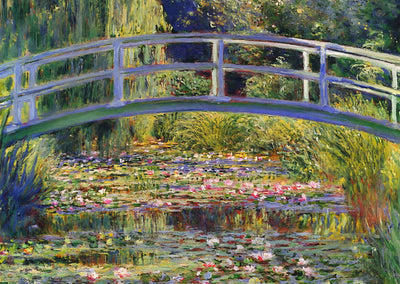 The Japanese Bridge (The Water-Lily Pond) - 1899 by Monet Art Print (6 Sizes)