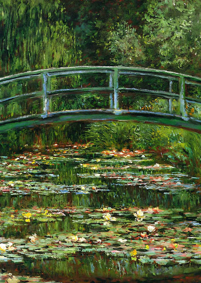 The Japanese Bridge (1899) Painting by Claude Monet Fine Art Print (6 Sizes)