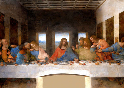 The Last Supper Leonardo Da Vinci Bible Art Print (6 Sizes) - Jesus