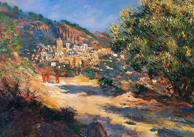 The Road to Monte Carlo Fine Art Print 1883 Painting by Claude Monet (6 Sizes)