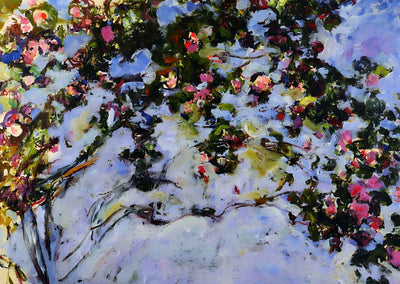 The Rose Bush Art Print 1925 Painting by Claude Monet (6 Sizes) - Retouched