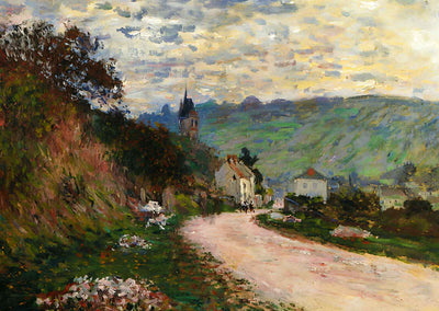 The Route a Vetheuil 1878 Painting by Claude Monet Art Print (6 Sizes)