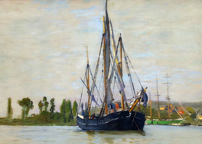 The Sailing Boat Fine Art Print 1871 Painting by Claude Monet (6 Sizes)