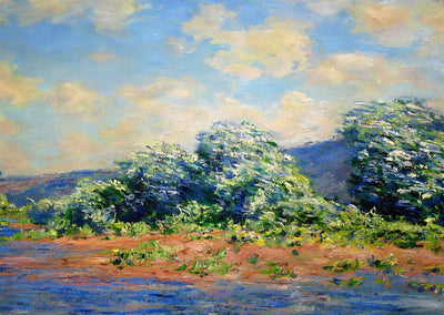The Seine at Port-Villez Art Print 1883 Painting by Claude Monet (6 Sizes)