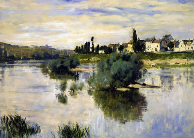 The Seine at Lavacourt 1878 Painting by Claude Monet Fine Art Print (6 Sizes)