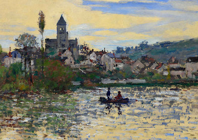 The Seine at Vetheuil 1879 Painting by Claude Monet Art Print (6 Sizes)