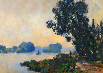 The Towpath at Granval 1883 Painting by Claude Monet Fine Art Print (6 Sizes)