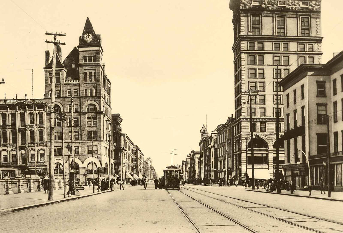 Third Street Dayton Ohio in 1907 Photo Print (7 Sizes) - Shipped Flat