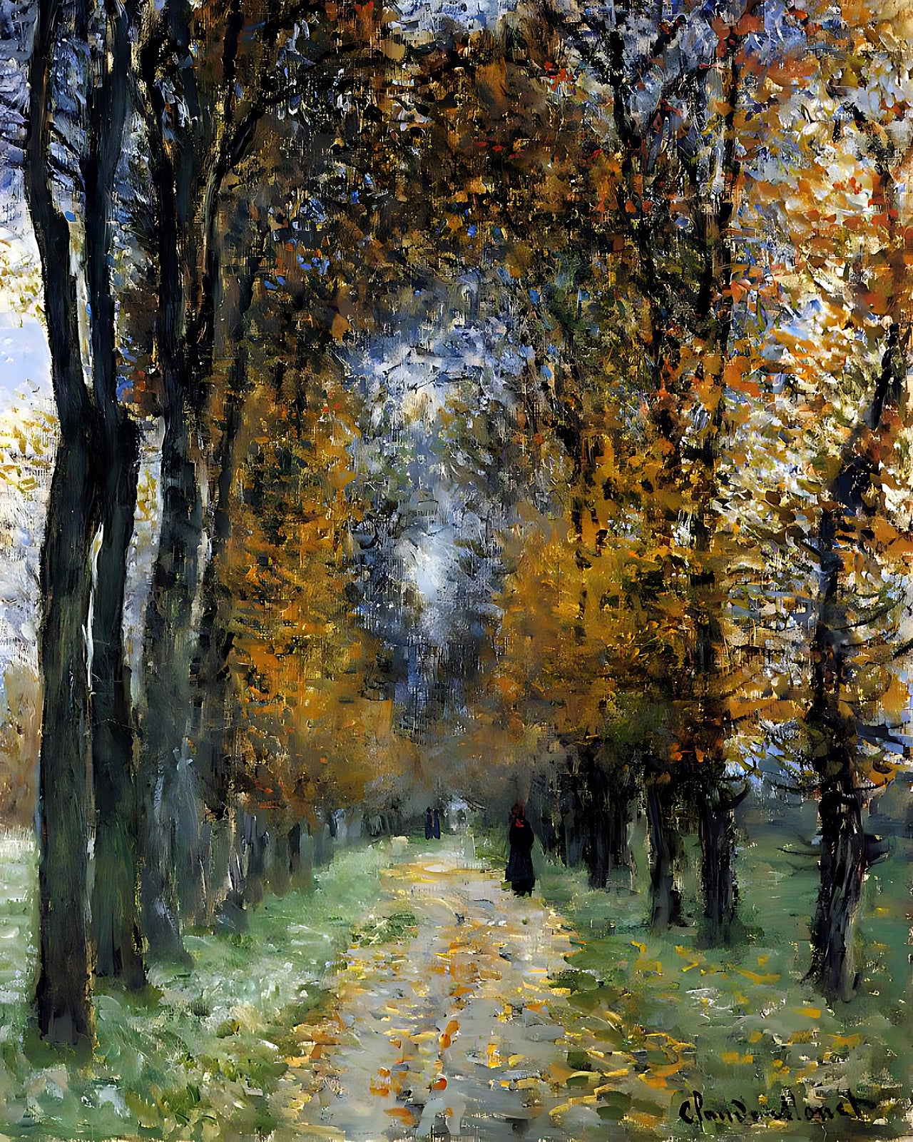 The Avenue Painting by Claude Monet 8x10" Art Print