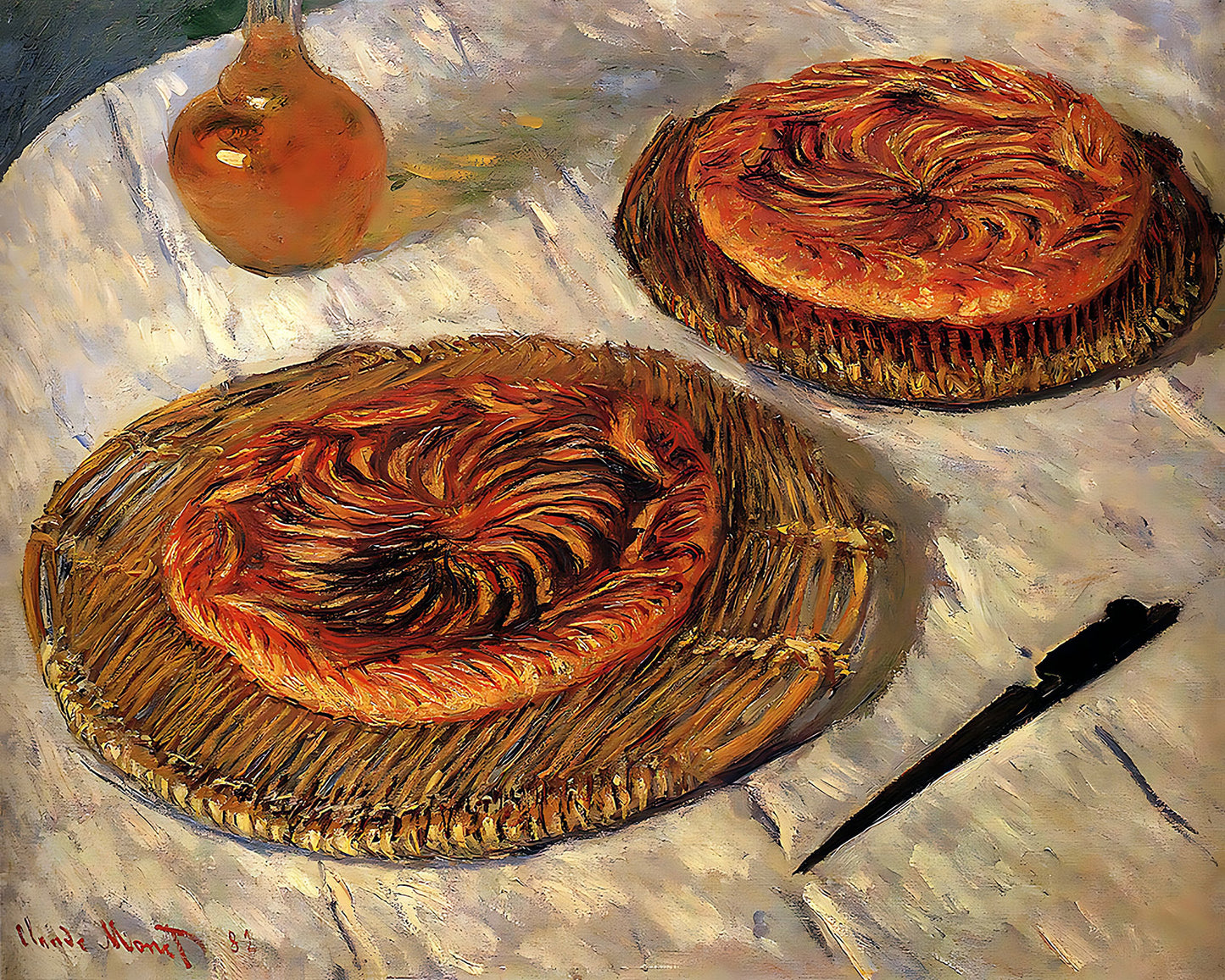 The Galettes Painting by Claude Monet 8x10" Art Print