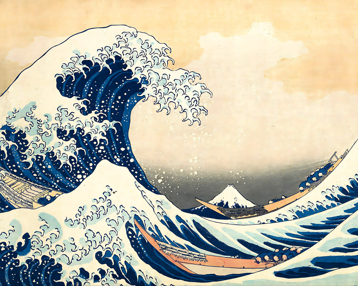 The Great Wave off Kanagawa by Katsushika Hokusai 8x10" Art Print