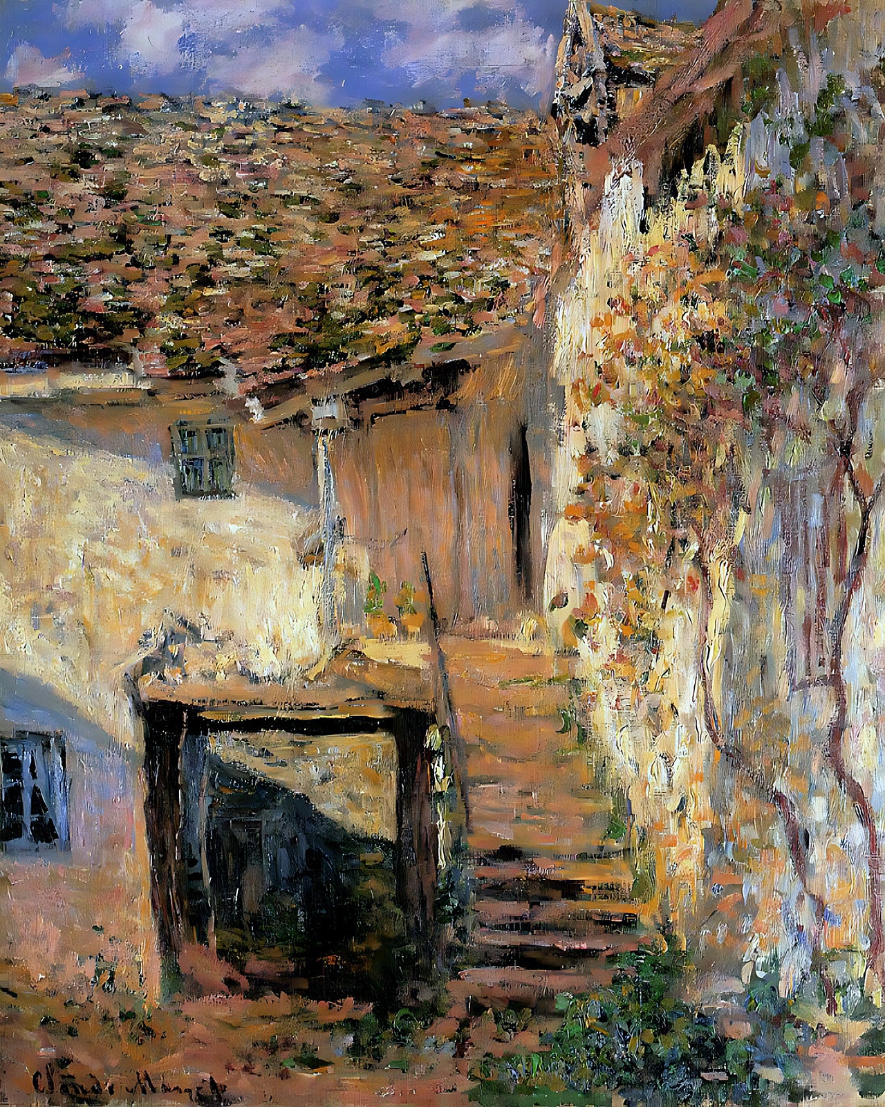 The Steps Painting by Claude Monet 8x10" Art Print