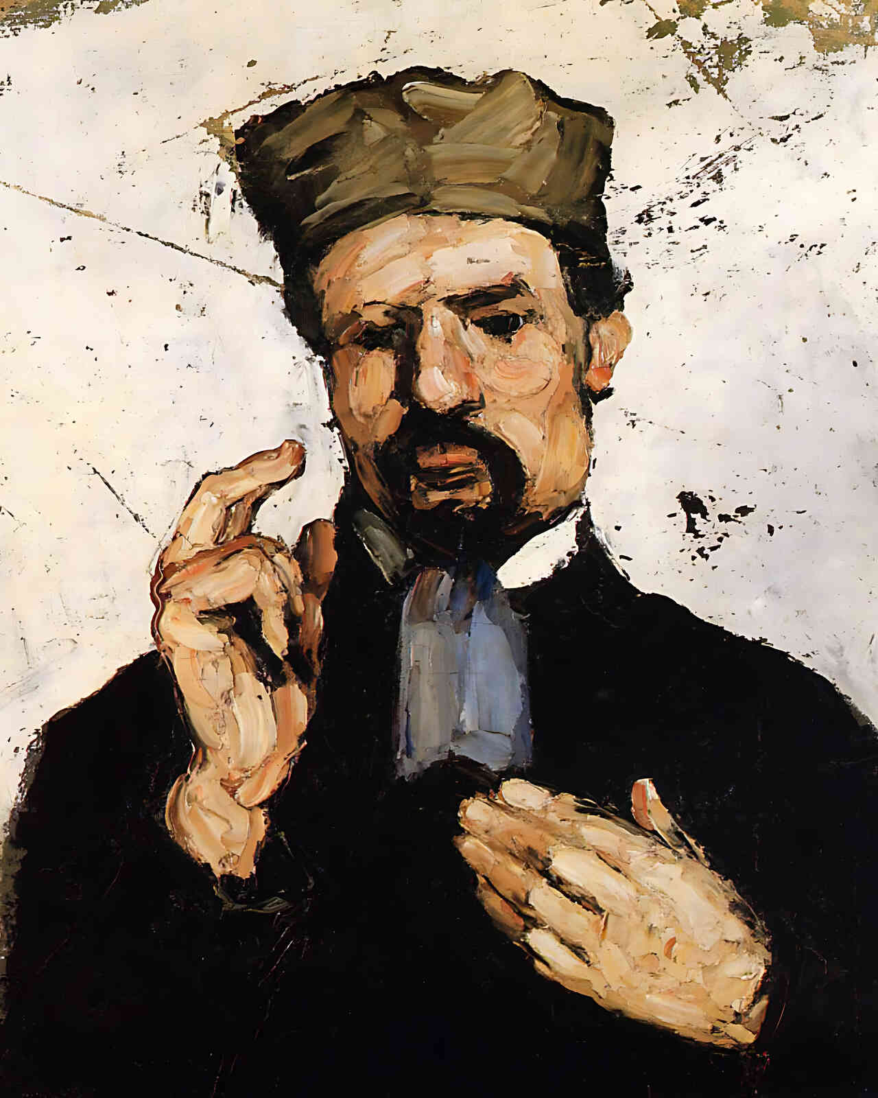 Uncle Dominique As a Lawyer Painting by Paul Cezanne 8x10" Art Print - Restored